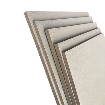 Recycled Cardboard Paper 1.3mm Rigid Gray Cardboard Sheets 820gsm Hard Paperboard