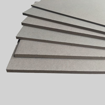 Recycled Cardboard Paper 1.3mm Rigid Gray Cardboard Sheets 820gsm Hard Paperboard
