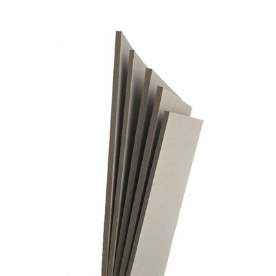 Recycled Cardboard Paper 1.3mm Rigid Gray Cardboard Sheets 820gsm Hard Paperboard