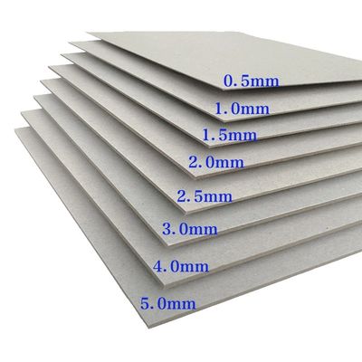 Factory Supply Hot Sale Chip Cardboard Paper Sheets Back Duplex Board Grey Paperboard