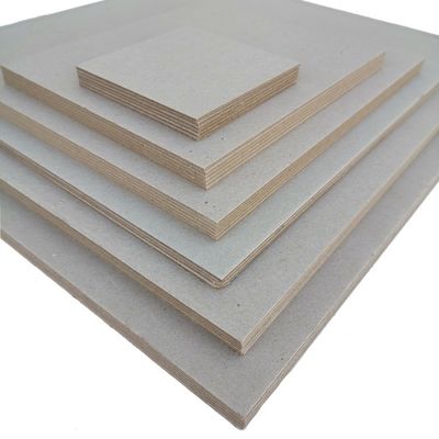 Thick cardboard sheets: Custom printed grey paperboard of superior quality, core hard