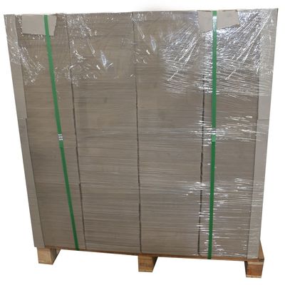 Uncoated Grey Cardboard Sheets Recycled Duplex Cardboard Paper Customized Shape