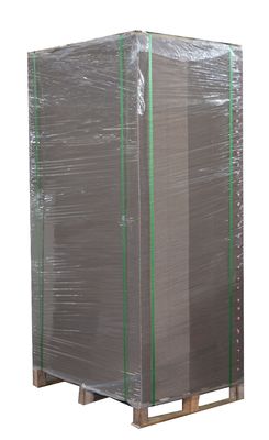 1mm 1.5mm 2mm Grey Cardboard Sheets Anti Curl Duplex Cardboard With Single Side Coating