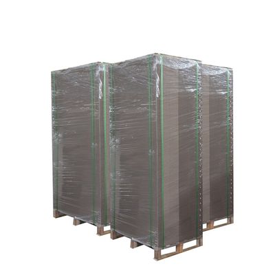 1mm 1.5mm 2mm Grey Cardboard Sheets Anti Curl Duplex Cardboard With Single Side Coating