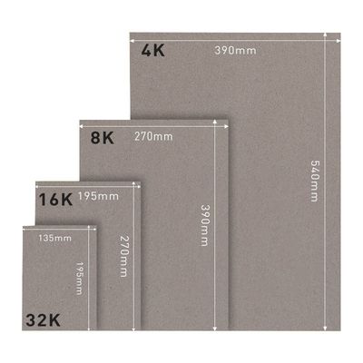 Customized Shape White Paperboard Sheets with Recycled Pulp Style