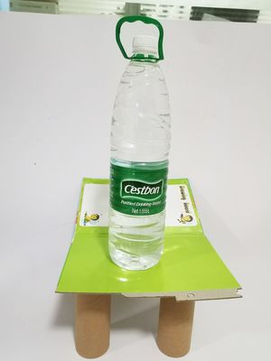 Single Side Coating Thick Cardboard Sheets Made from Recycled Pulp Style