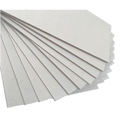 Custom Gsm 2mm Grey Cardboard Sheets , Hard Board Paper Smooth Surface