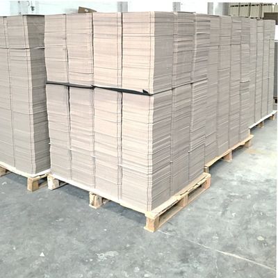 Custom Gsm 2mm Grey Cardboard Sheets , Hard Board Paper Smooth Surface