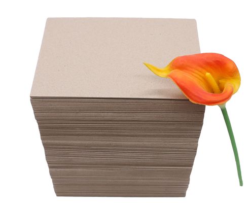 Custom Order Accepted Grey Chip Board Sheets And Cardstock Paper Roll For Recycled Packaging