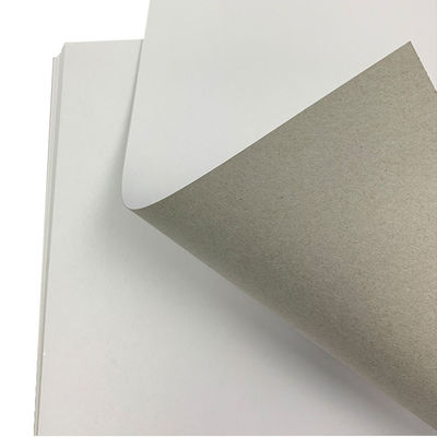 Cardboard Sheets white Coated Grey back Wholesale 350g C1s White Duplex Board Paper