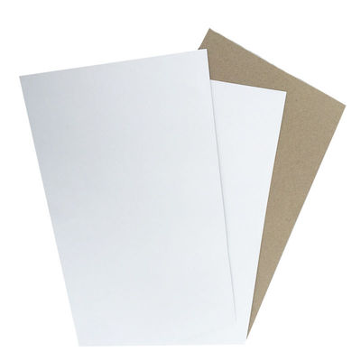One side white with grey back duplex board: Customized good quality duplex board paper