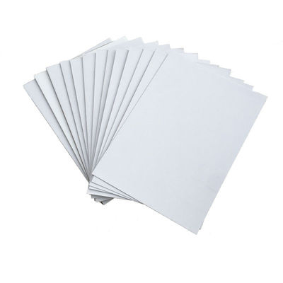 One side white with grey back duplex board: Customized good quality duplex board paper
