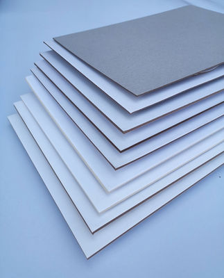 Grey Back Duplex Board 300 Gsm 350Gsm 400Gsm 450Gsm Wood Pulp Grey Board Paper