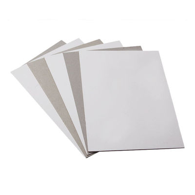One Side Coated Paper Raw Material Duplex Cardboard With Grey Back Customized Size