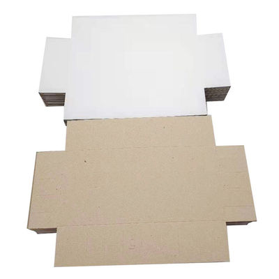 Recycle 400G White Grey Back Duplex Board , Duplex Paperboard Custom Shape