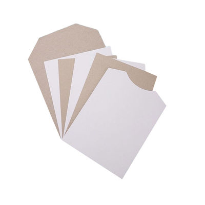 White Coated Duplex Board With Grey Back , Mixed Pulp Whiteboard Paper Sheets