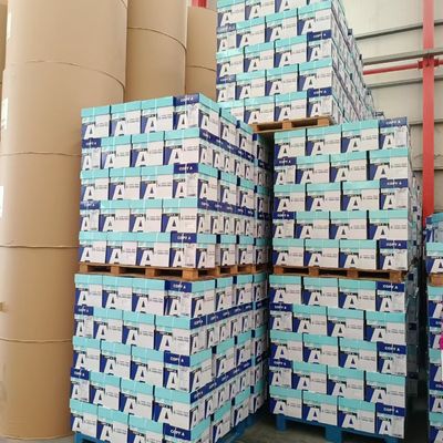Customized Size Offset Printing Paper Uncoated White Woodfree Paper