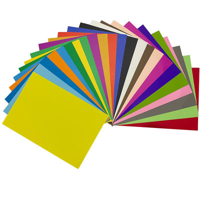 Double Side Coated Color Paper Recycled Coloured Cardboard Paper For Arts Crafts Projects