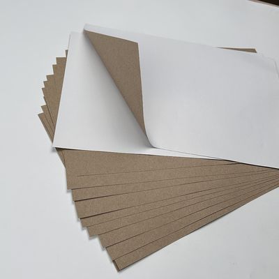 C1S Kraft Back Coated Duplex Board Paper In Sheet Or Reel