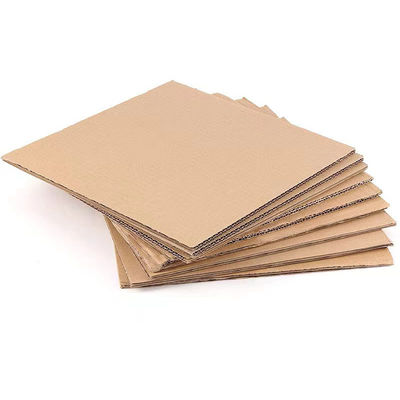 B C E F Flute Cardboard Corrugated Sheets 3 Layer 5 Layer Custom Thickness / Size