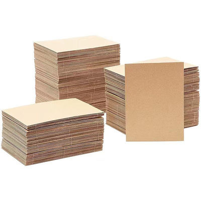 Thickness 2mm 3mm B Flute Corrugated Cardboard Waterproof Wax Double Side