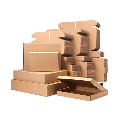 Custom Printing Express Carton Box For Mixed Pulp Material / Shoes Clothing