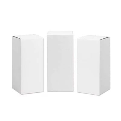 White Square Cardboard Gift Packaging Boxes , Paper Shipping Boxes For Small Business