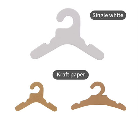 Glossy / Matte Cardboard Paper Hanger , Dry Cleaning Recycled Cardboard Hangers
